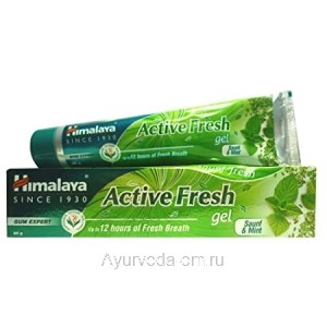 Зубная паста Освежающий гель 80 мл. (Active Fresh Gel) Himalaya Herbals